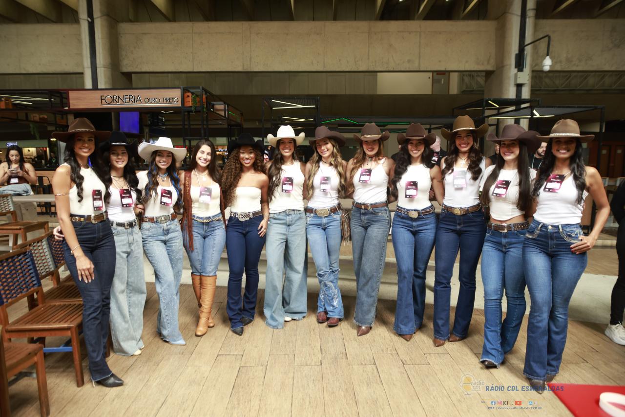 Definidas as 12 finalistas do concurso Rainha do Pedro Leopoldo Rodeio Show 2026